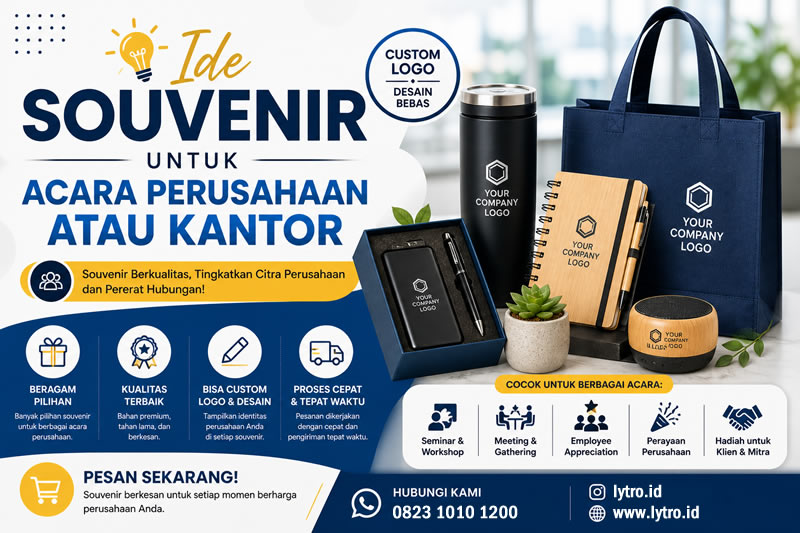 Ide Souvenir untuk Acara Perusahaan atau Kantor