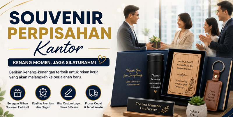 Souvenir Perpisahan Kantor : Kenang Momen, Jaga Silaturahmi