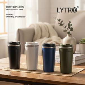 Tumbler Stainless Custom UV Printing & Grafir – Coffee Cup 510ML