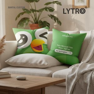 Bantal Custom Logo Untuk Souvenir – Corporate Gift