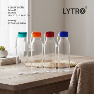 Botol Minum Plastik Custom Untuk Souvenir – Colada 500ML