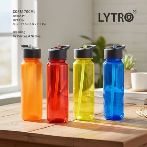Botol Minum Plastik Custom Untuk Souvenir – Costa 700ML