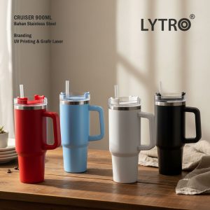 Tumbler Stainless Custom UV Printing & Grafir – Cruiser 900ML