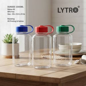 Botol Minum Plastik Custom Untuk Souvenir - Dundee 1000ML