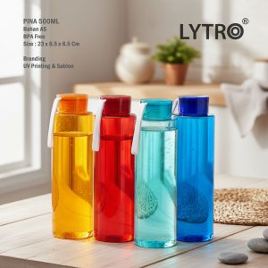 Botol Minum Plastik Custom Untuk Souvenir - Pina 500ML