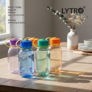 Botol Minum Plastik Custom Untuk Souvenir – Polly 700ML