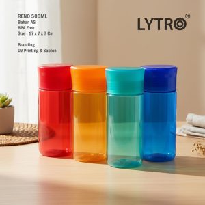 Botol Minum Plastik Custom Untuk Souvenir - Reno 500ML