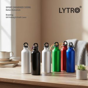 Tumbler Custom UV Printing & Grafir – Sport Carabiner 500ML