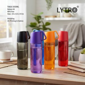 Botol Minum Plastik Custom Untuk Souvenir – Taka 500ML