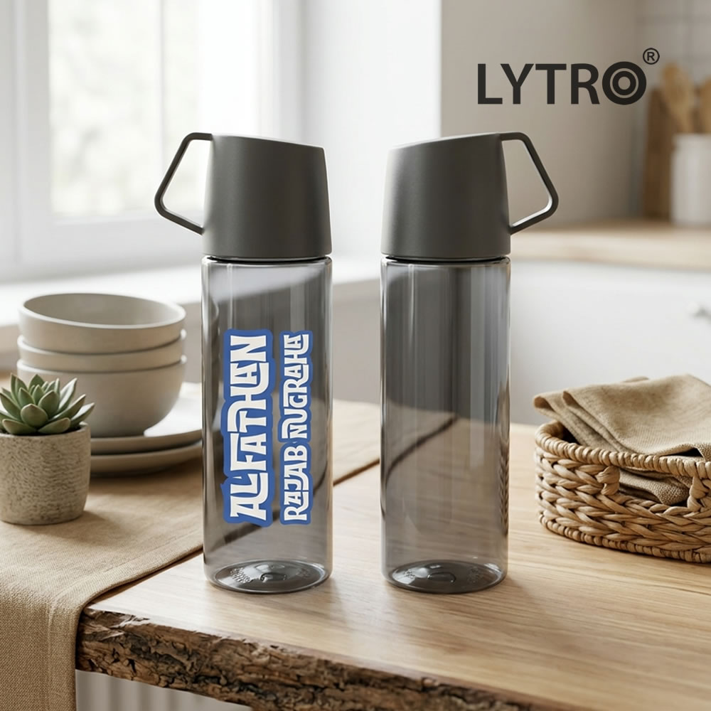 Botol Minum Plastik Custom UV Printing Untuk Souvenir – Taka 500ML