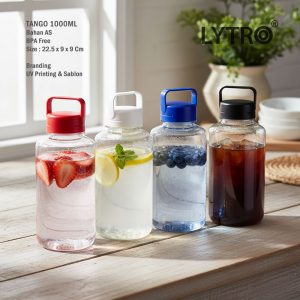 Botol Minum Plastik Custom Untuk Souvenir – Tango 1000ML