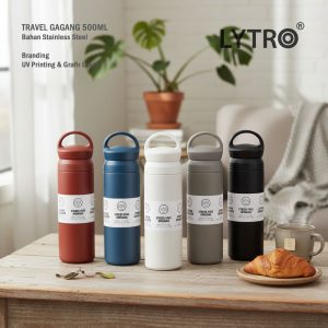 Tumbler Stainless Custom UV Printing & Grafir – Travel Gagang 500ML