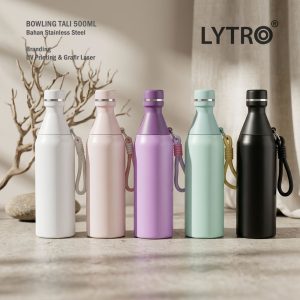 Tumbler Stainless Custom UV Printing & Grafir - Bowling Tali 500ML