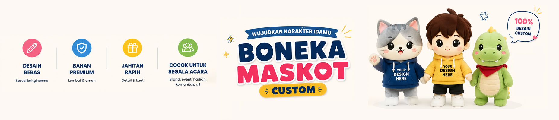 Vendor Boneka Maskot Custom Untuk Souvenir – Corporate Gift