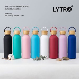 Tumbler Stainless UV Printing & Grafir – Elite Tutup Bambu 500ML