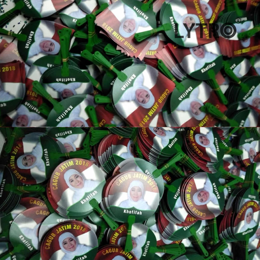 Kipas Tangan Plastik Untuk Kampanye