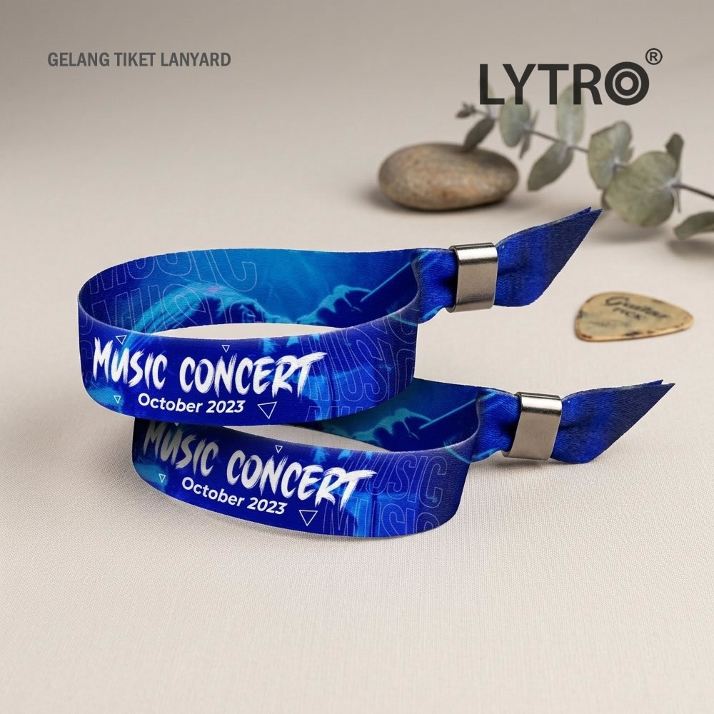 Gelang Tiket Lanyard Custom